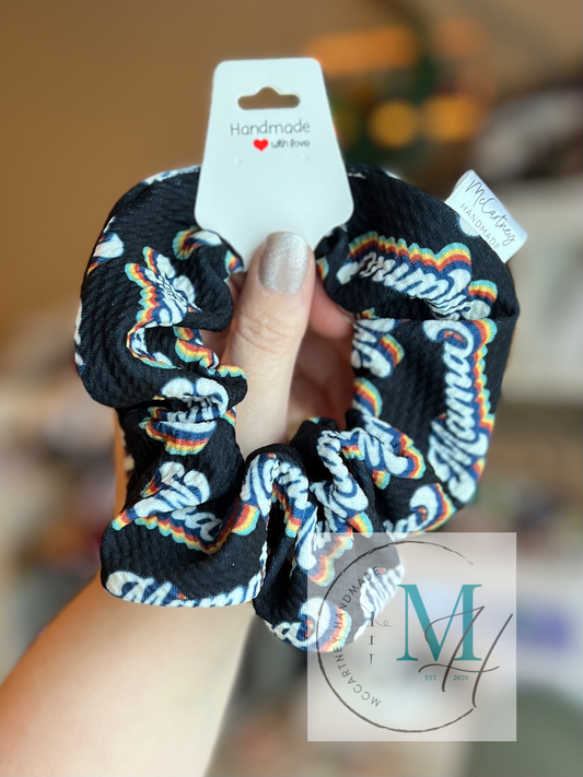 Retro Mama Scrunchie